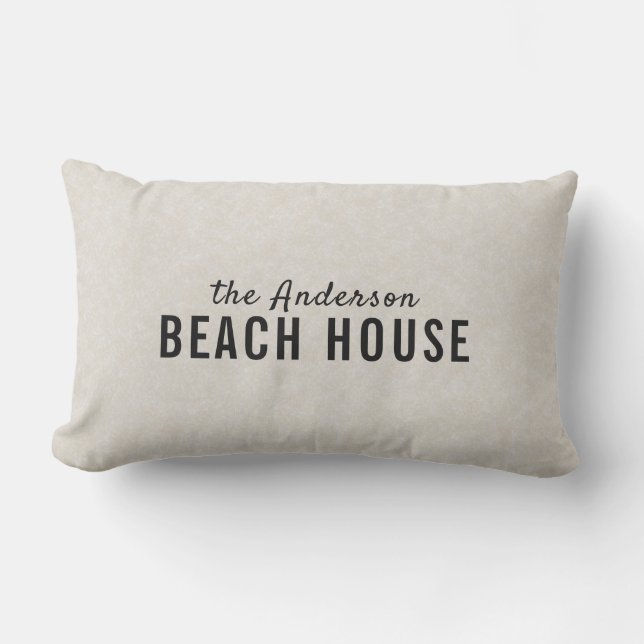 D'extérieur "Beach House" sur la côte Coussin Lumbar extérieur (Recto)