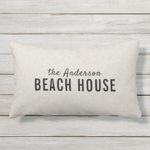 D'extérieur "Beach House" sur la côte Coussin Lumbar extérieur