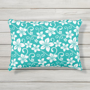 D'extérieur BLUE HAWAII (TURQUOISE) Coussin d'accents