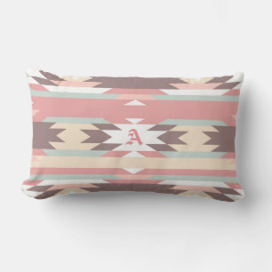 D'extérieur Brown, Mauve & Green Aztec, Coussin du sud-ouest