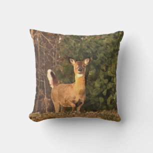 D'extérieur Cerfs communs Brown au coussin extérieur animal d