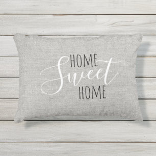 D'extérieur Coussin à la maison doux à la maison gris de fer