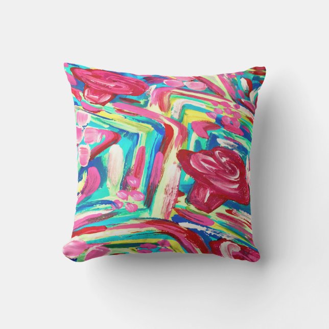 D'extérieur Coussin assez rose de patio (Recto)