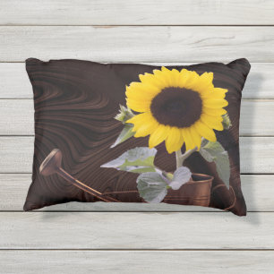 D'extérieur Coussin audacieux de couleur de tournesol