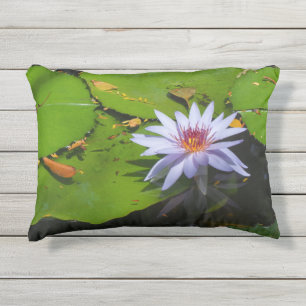 D'extérieur Coussin botanique Nénuphar