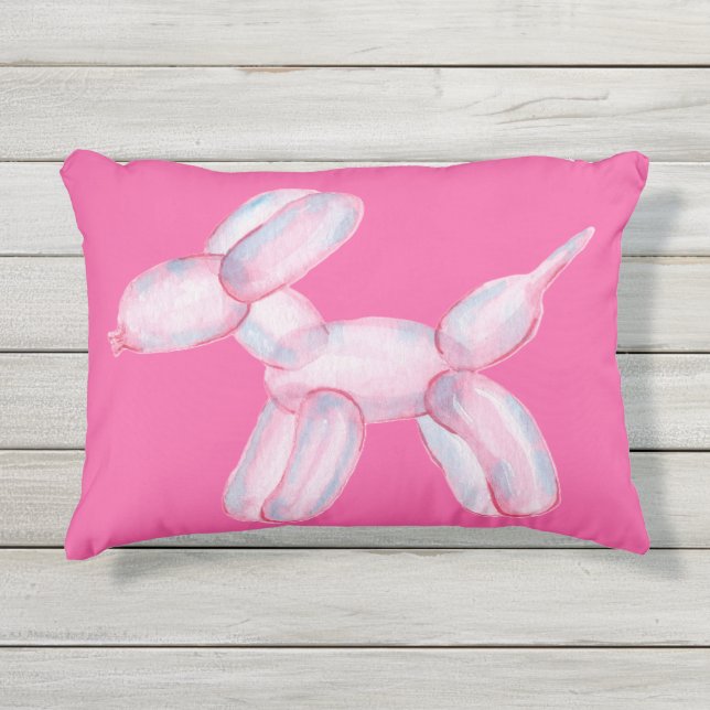 D'extérieur Coussin Chien Ballon (Devant)