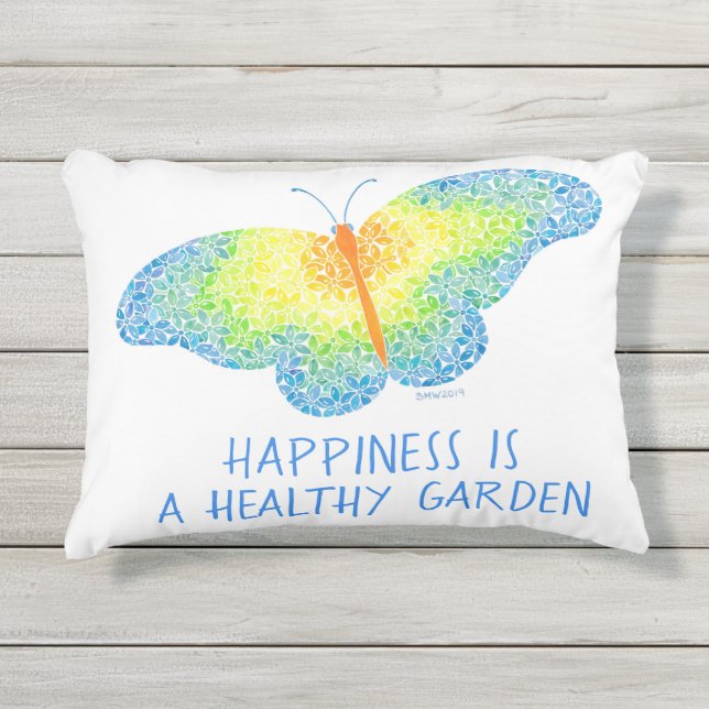 D'extérieur Coussin d'accentuation du papillon (Devant)