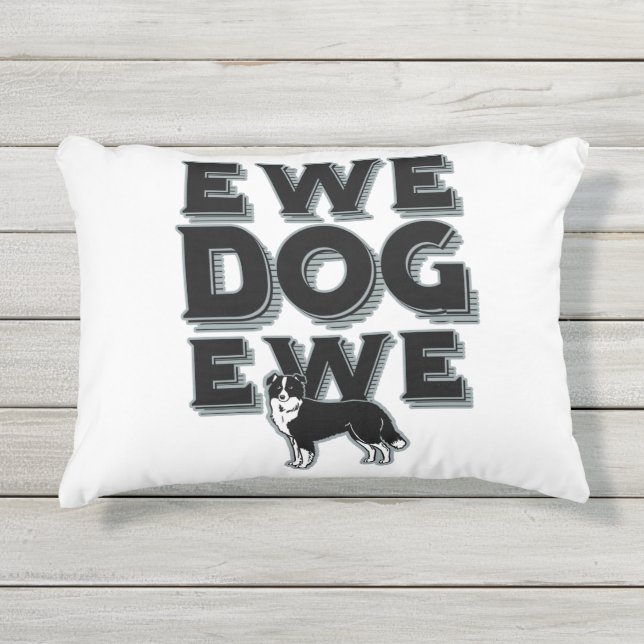 D'extérieur Coussin de chien de brebis (Devant)