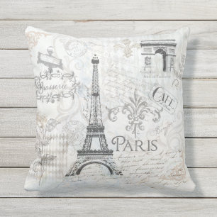 D'extérieur Coussin de conception de collage de ville de Paris
