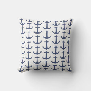 D'extérieur Coussin de Coussin de marine à l'ancre Thème Nauti