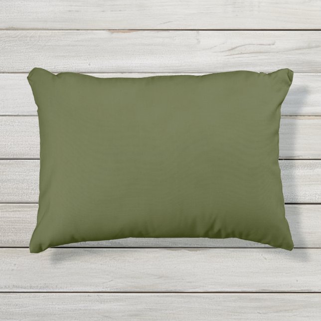 D'extérieur Coussin de décoration extérieur Vert Armée (Devant)