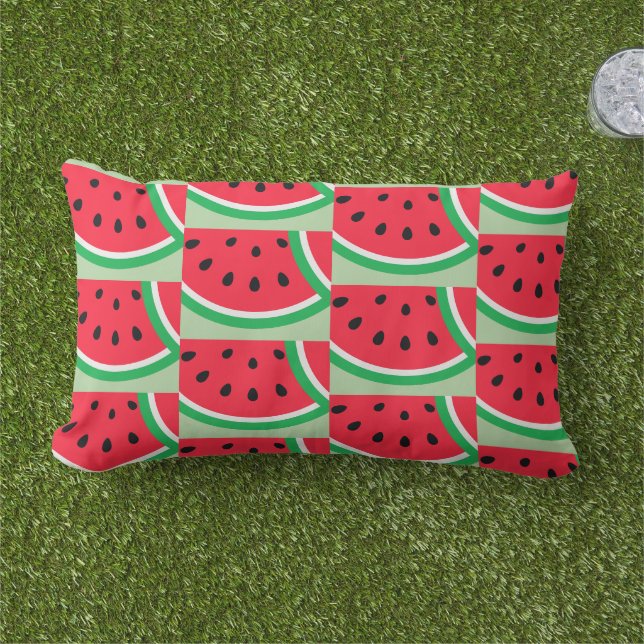 D'extérieur Coussin de lancer de pastèque extérieur (Herbe)