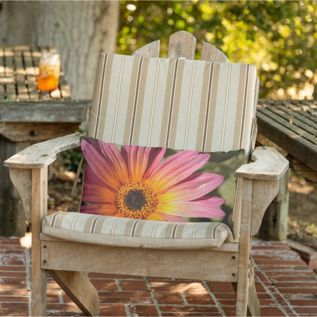 D'extérieur Coussin de patio rose orange pâle (Chaise)