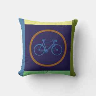 D'extérieur coussin de vélo géométrique couleur