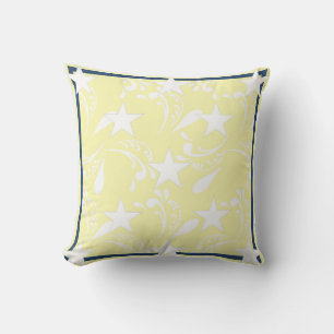 D'extérieur Coussin des étoiles blanches