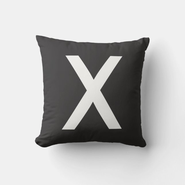 D'extérieur Coussin drôle de jeu de riens et de croix de (Recto)