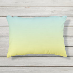 D'extérieur Coussin extérieur bleu et jaune d'Ombre