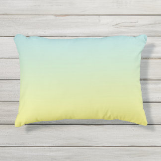 D'extérieur Coussin extérieur bleu et jaune d'Ombre