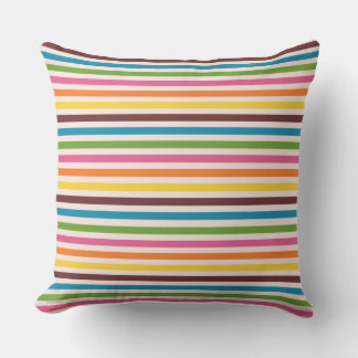 D'extérieur Coussin extérieur coloré, amusant et horizontal