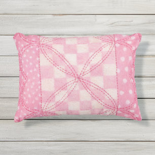 D'EXTÉRIEUR COUSSIN EXTÉRIEUR COUVERTURE CŒUR ROSE