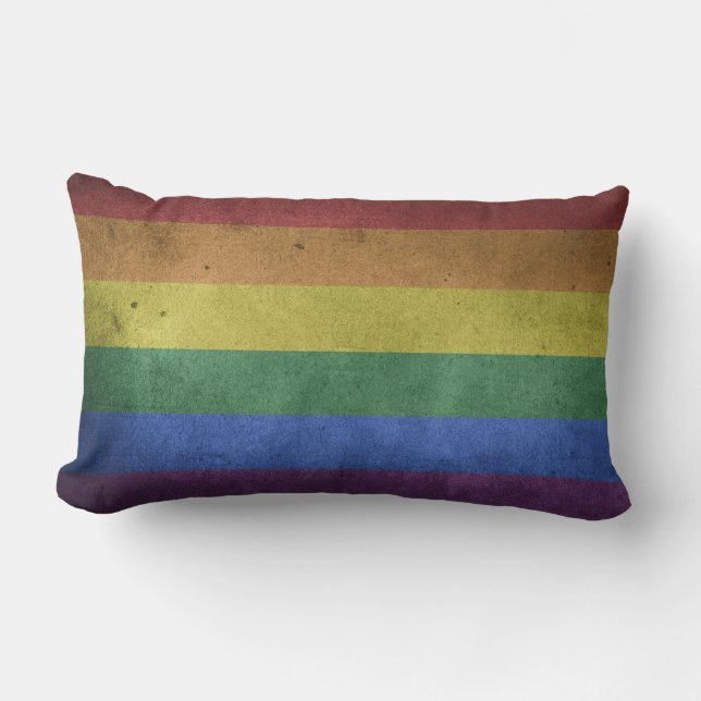 D'extérieur Coussin extérieur de décor d'arc-en-ciel de (Recto)