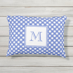 D'extérieur Coussin extérieur de monogramme de motif de