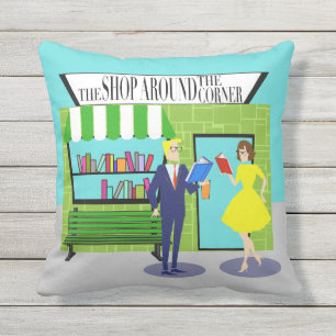 D'extérieur Coussin extérieur de rétros amoureux des livres
