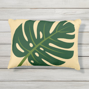 D'extérieur Coussin extérieur en feuille de palmier Monstera p