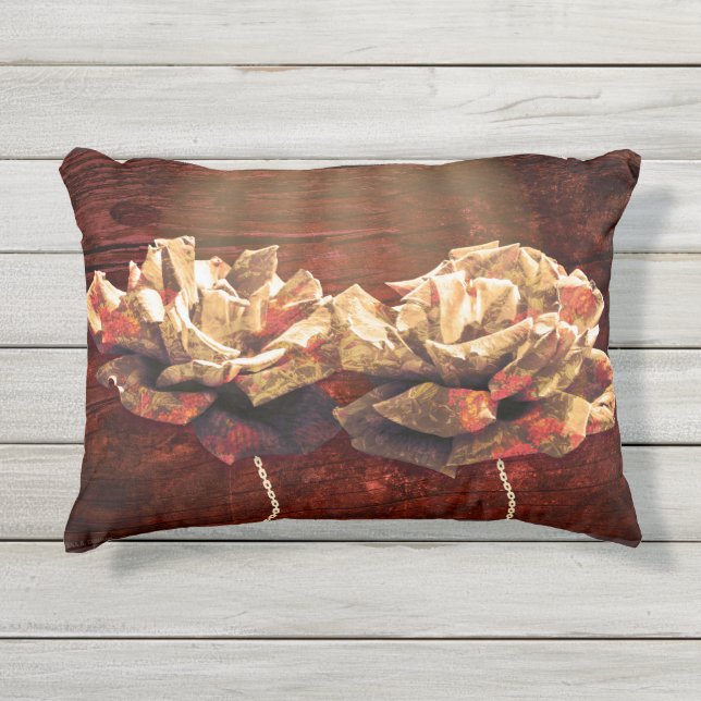 D'extérieur Coussin extérieur fait sur commande 16" d'accent (Devant)