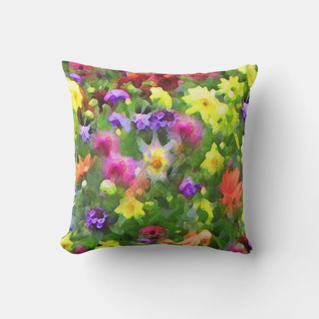 D'extérieur Coussin extérieur floral de jardin d'agrément (Recto)