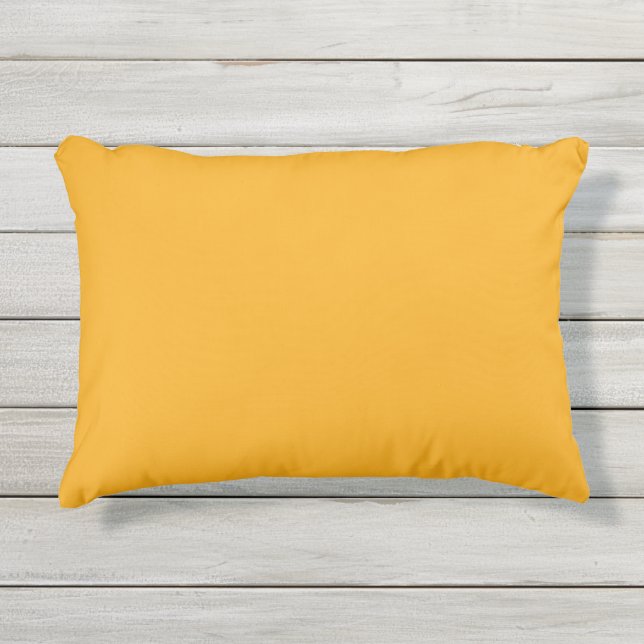 D'extérieur Coussin extérieur jaune de moutarde (Devant)