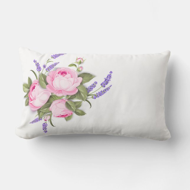 D'extérieur Coussin extérieur Jetez Pillow Peony (Recto)