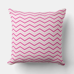D'extérieur Coussin extérieur moderne rose Chevron