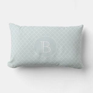 D'extérieur Coussin extérieur   Monogramme Motif de Quatrefoil
