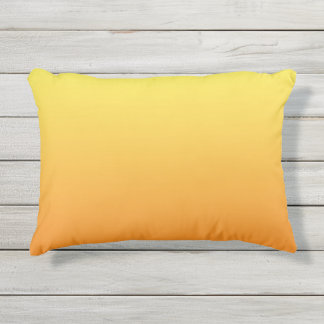 D'extérieur Coussin Extérieur Ombre Jaune Et Orange