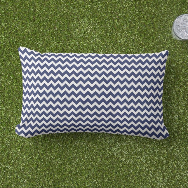 D'extérieur Coussin extérieur rayures Zig Zag (Herbe)