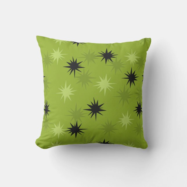 D'extérieur Coussin extérieur vert atomique de Starbursts (Recto)