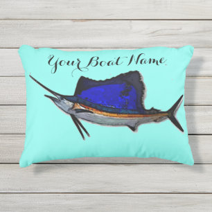 D'extérieur Coussin fait sur commande de pélerin de nom de