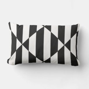 D'extérieur Coussin lombaire extérieur Blk/Wh Di Stripe de
