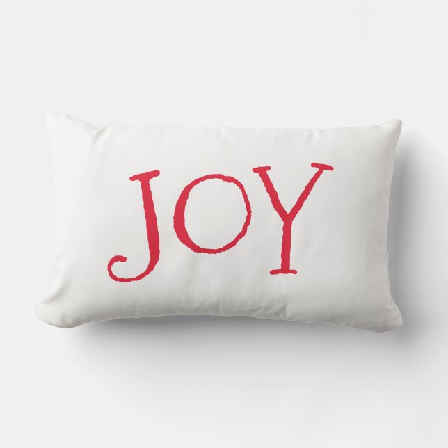 D'extérieur Coussin lombaire extérieur rouge blanc de joie de (Recto)