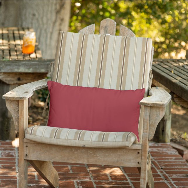 D'extérieur Coussin lombaire extérieur Rouge Rubis (Chaise)
