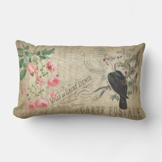 D'extérieur Coussin lombaire français Vintage (Recto)