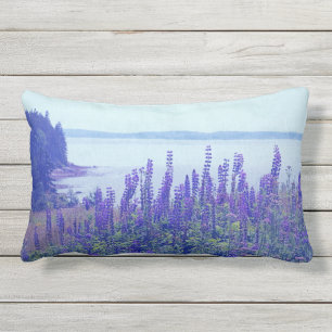 D'extérieur Coussin Lumbar extérieur du Maine Lupine