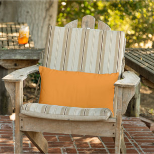 D'extérieur Coussin Lumbar extérieur orange