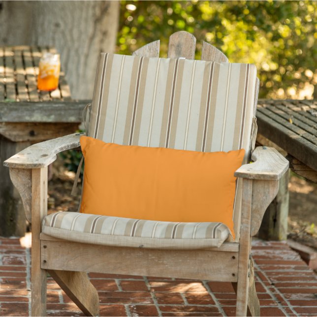 D'extérieur Coussin Lumbar extérieur orange (Chaise)