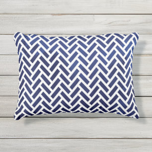 D'extérieur Coussin réversible bleu marine japonais