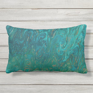 D'extérieur Coussin turquoise de luminaire de flux de couleurs