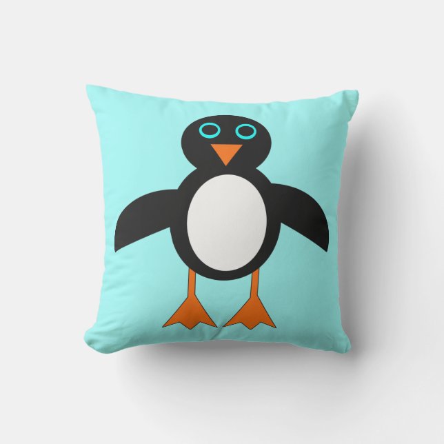 D'extérieur Cute Penguin Coussin extérieur (Recto)