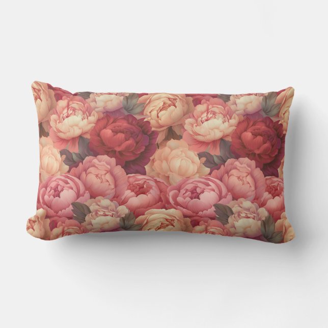 D'extérieur Fleurs de pivoines Coussin extérieur (Recto)