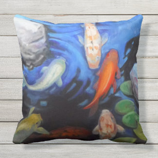 D'extérieur Grand Coussin extérieur de Koi